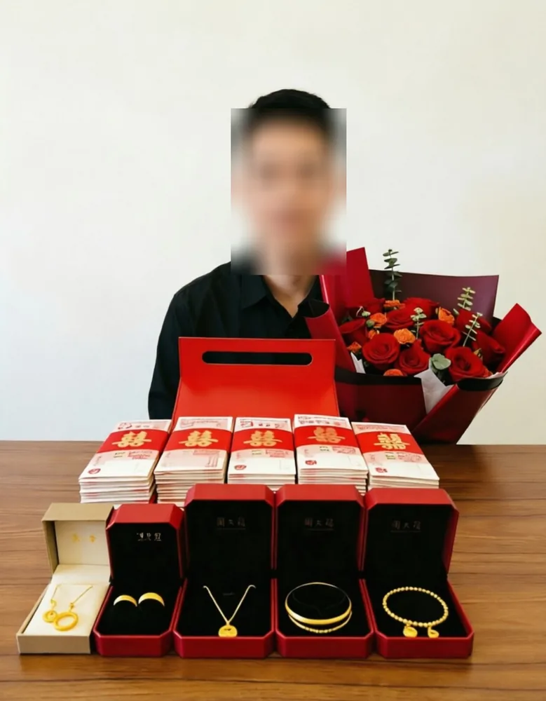 媒团网成功案例 · 成功牵线 · 提亲礼盒